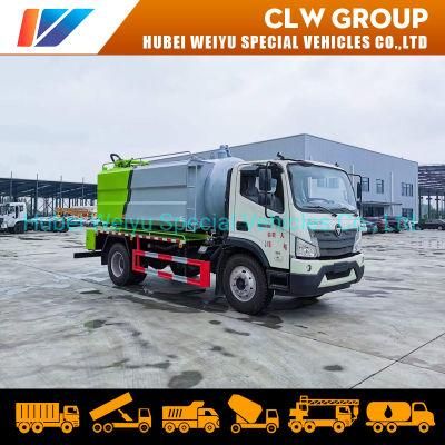 Foton Forland 8000liters Septic Tank 4000liters Water Tank Vacuum Sewage Suction Truck with High Pressure Cleaning System