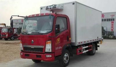 Sinotruk HOWO 4X2 7ton Refrigerator Truck Gongwei