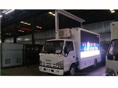 Isuzu P4 Full Color LED Screen Display Billboard Advertising Truck