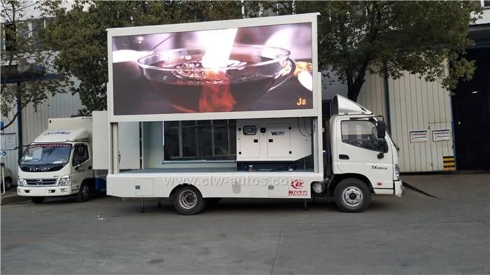 Optional Chasis Brand High Brightness P3/P4/P5/P6 LED Display Screen Truck for Mobile Outdoor Advertising