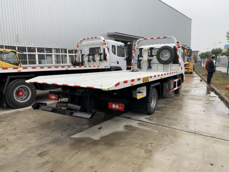 Foton Aumark Aoling 3ton 4tons Flatbed Rotator Tow Truck Wrecker 4ton Hydraulic Winch