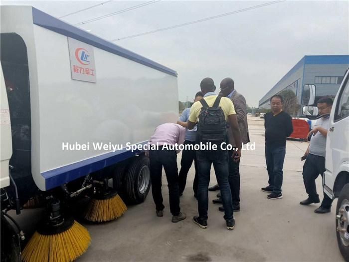 Mini Truck Mounted Vacuum Road Sweeper 2tons Forland Road Sweeping Truck