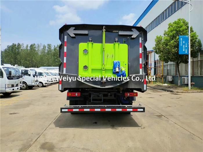 Dongfeng Two Brushes 16000liters/16L 8tons Road Washing and Sweeping Vehicle Vacuum Truck Mounted Road Sweeper