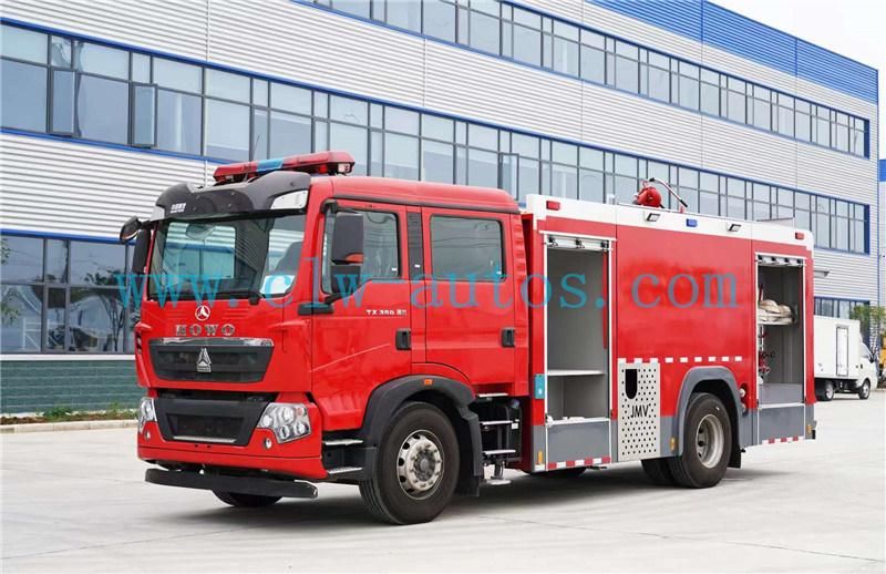 Sinotruk HOWO 4X2 8cbm 8000liters Foam Tank Fire Fighting Truck Fire Engine Fire Pumper Truck Fire Fighter Trucks