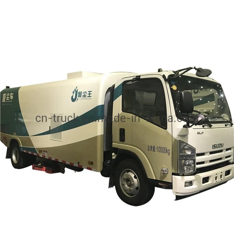 China New Europe V Isuzu 7cbm 8cbm Road Sweeper Truck