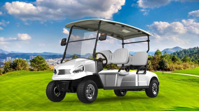 Luxury Scooter Electric Vintage Golf Cart for Wedding Resort Hotel Club Vehicle