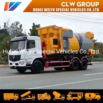 Dongfeng Kingland 18m3 Waste Collection Garbage Hydraulic Lifter Bin Lifting Roll off Truck Dump
