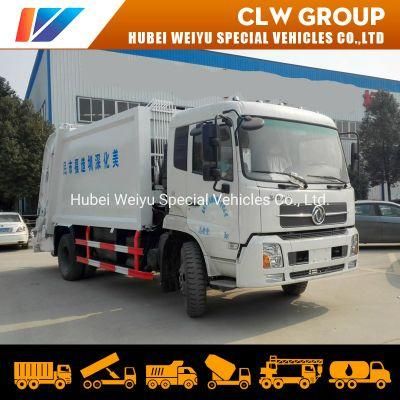 Dongfeng Tianjin 10cbm 12cbm 14cbm Compactor Garbage Truck with Hydraclic System for Sanitaion Refuse Collection Garbage Truck