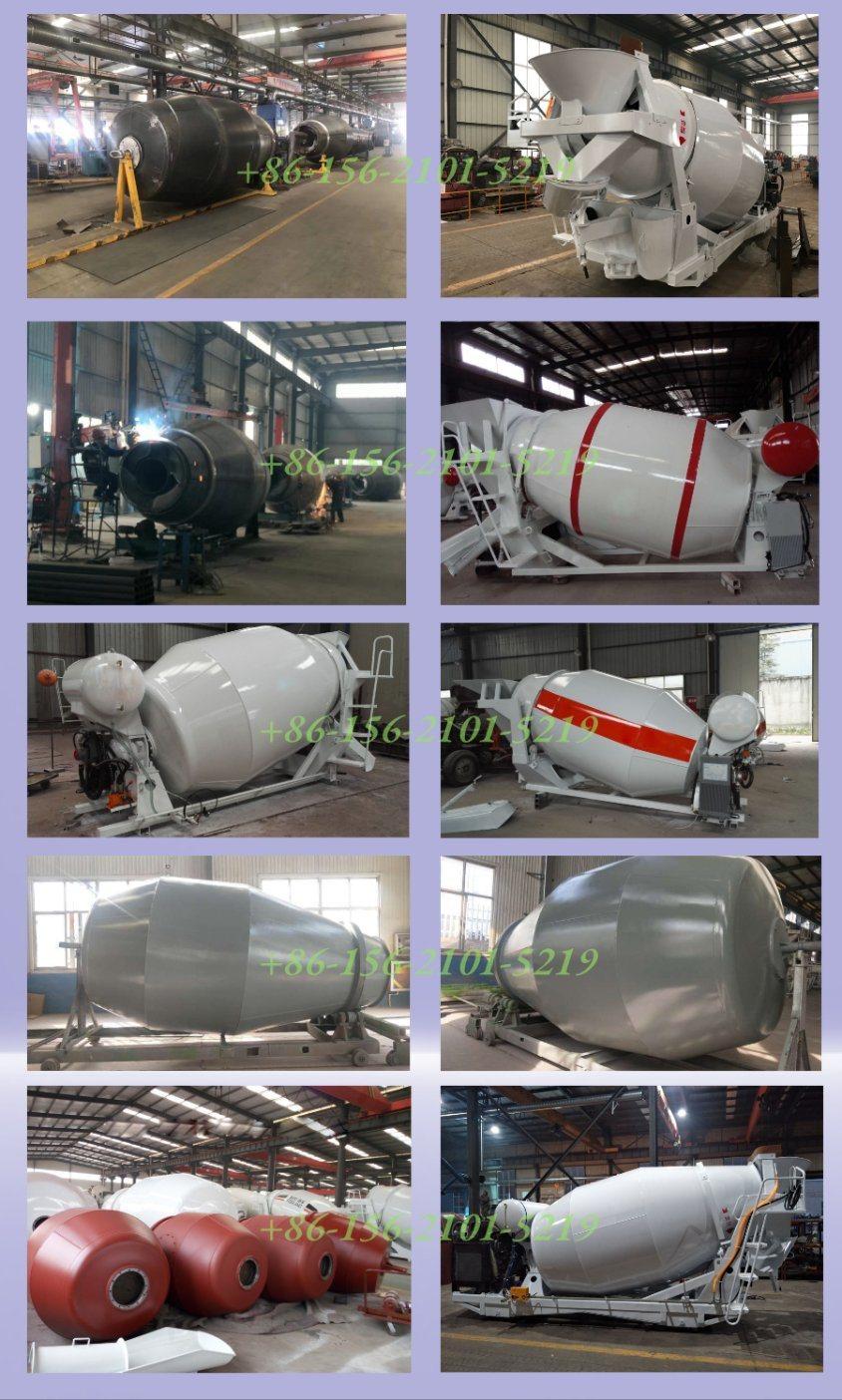 Bueno Brand 16cbm Material Cement Concrete Mixer Drum for Man Nissan Fuso Renault Concrete Mixer Truck Chassis