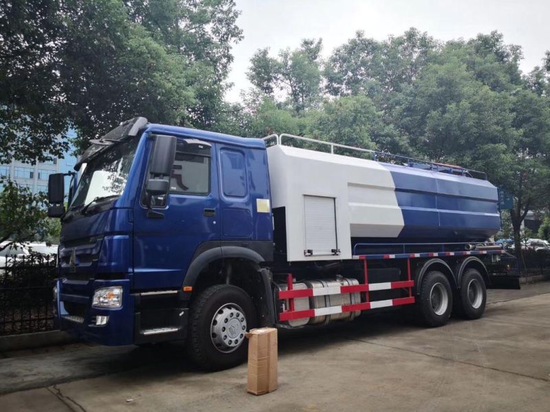 Sinotruk HOWO 15 Tons Vacuum Fecal Suction Sewage Suction Truck