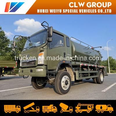 Sinotruk Homan 4X4 All Wheel Drive off Road 8000L Vacuum Sludge Sewage Suction Truck