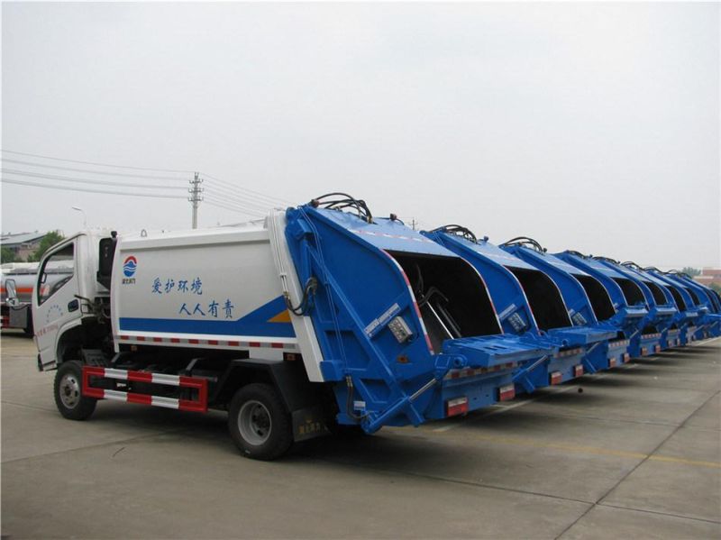 Dongfeng Frika 4X2 New 6m3 Garbage Compactor Truck for Sale in Africa