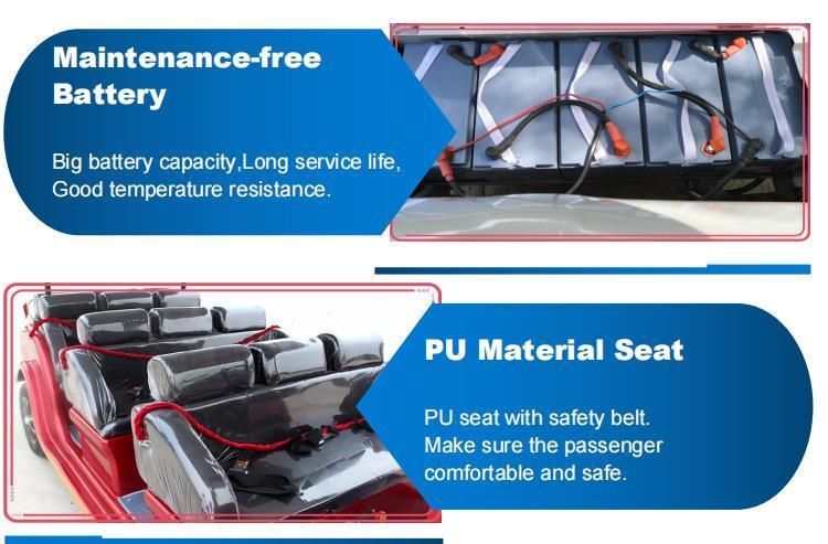 CE Approved Electric Vehicle Classic Electric Vintage Retro with 12 Seats