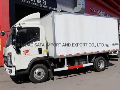 HOWO 3 Ton Refrigerator Truck for Vegetable and Fruit Transportation