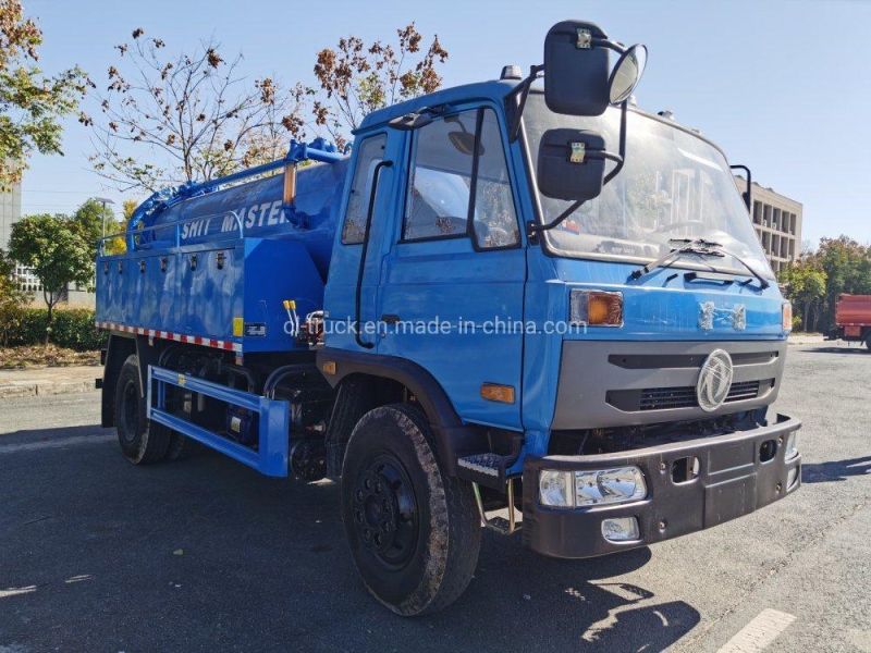 Dongfeng High Pressure 10000liters 8000liters Cleaning Vacuum Truck