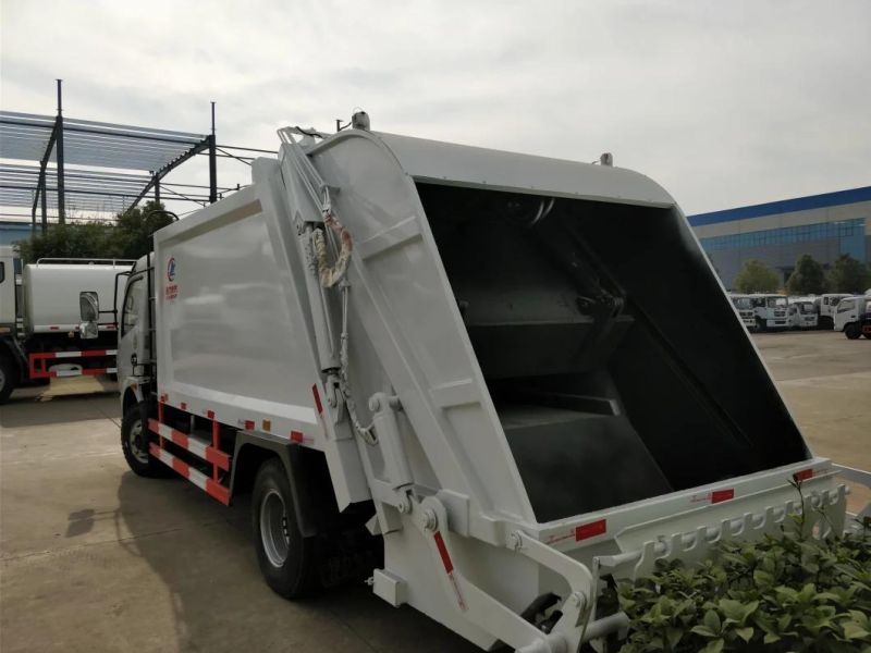 Dongfeng 4X2 8cbm Garbage Truck Compression Garbage Truck