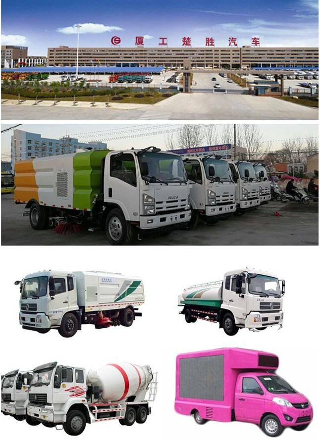 Jmc City Street Road Vacuum Sweeper Truck with 1.5m3 Water and 4m3 Dust Tank Capacity