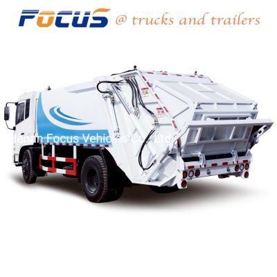 China Good Price Dongfeng Duolika 4X2 4-6cbm Compression/Compressing Garbage Truck