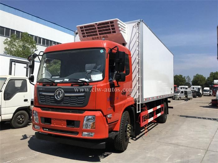 Dongfeng 38m3 Freezer Cooling Box 180HP 9tons Fresh Food Trasport Truck