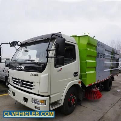 Dongfeng Water Tank 5cbm Garbage Tank Street Road Vacuum Sweeper