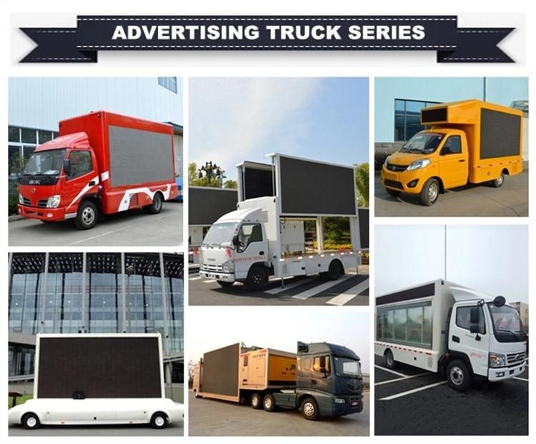 P4 P5 P6 Isuz-U Mobile LED Screen Vehicles Mobile Display Trucks Truck Mounted Advertising LED Display Screen for Sale