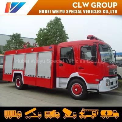 8000L Dongfeng Tianjin 4X2 Water Tank Fire Rescue Truck