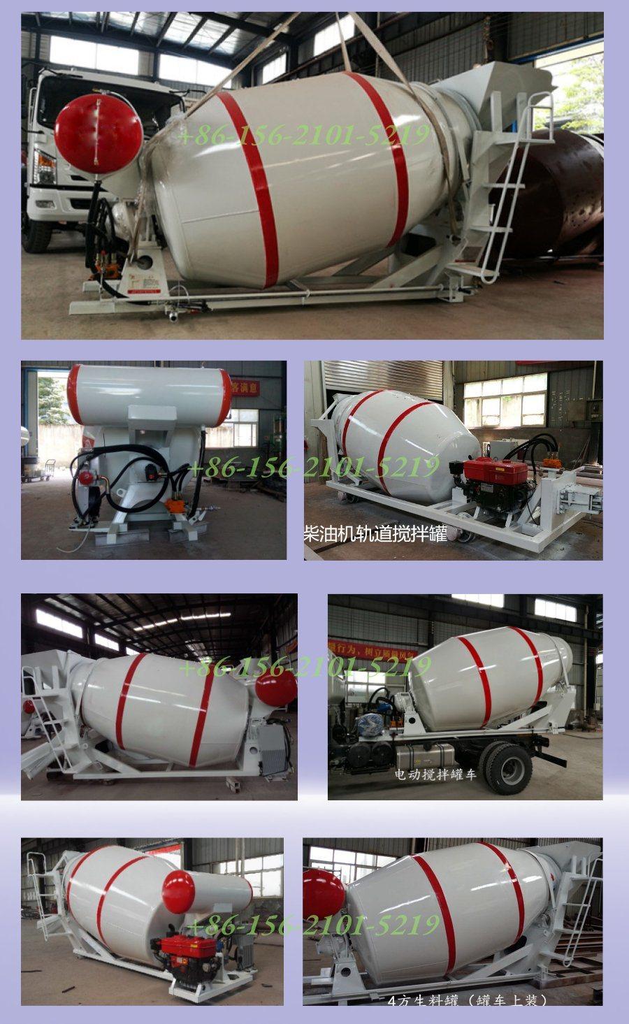 Bueno Brand 7cbm Material Cement Concrete Mixer Drum for Man Renault Mack Concrete Mixer Truck Chassis