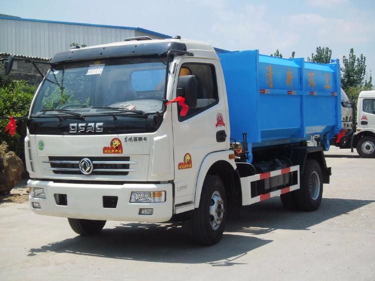 Stainless Steel Garbage Treatment 7cbm 8cbm 9cbm Refuse Waste Container Hook Lift Garbage Bin Truck