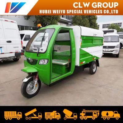 South America Customized Electric Small Dumper Fully Enclosed Three Wheel Garbage Collection Tricycle