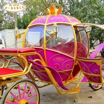 Wedding Decoration Cinderella Pumpkin Carriage for Outdoor Christmas Event Decoration