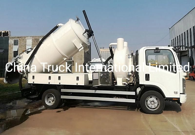 Isuzu Nqr 700p 4*2 189HP Vacuum Suction Tanker Truck