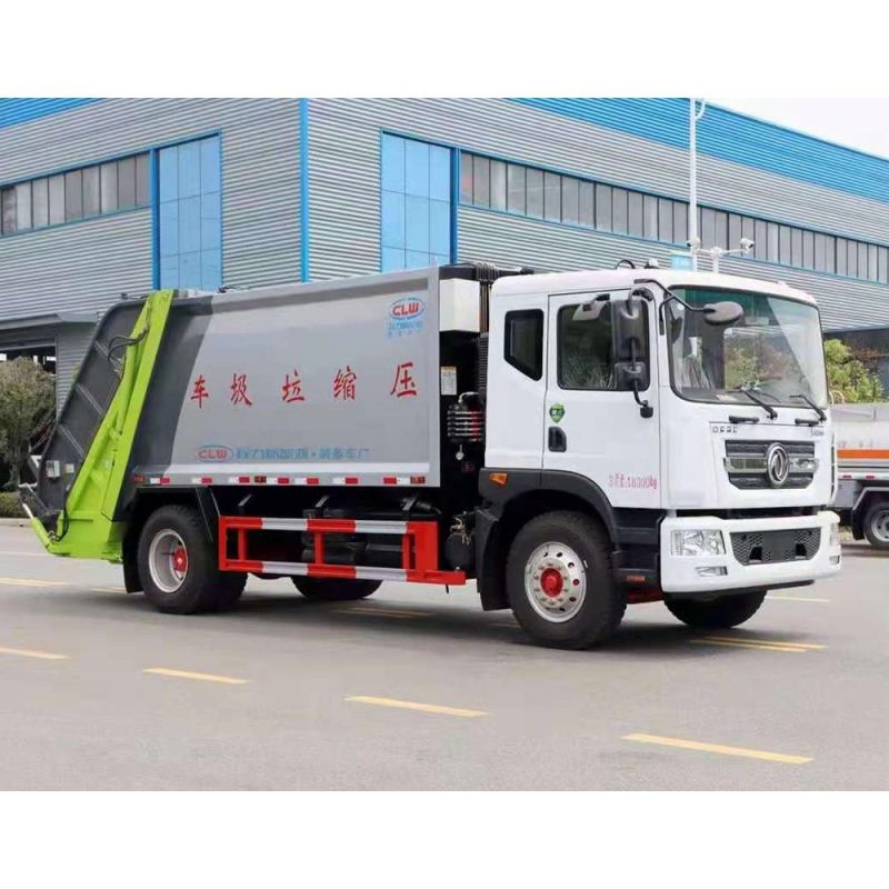 Dongfeng Garbage Compactor Truck Compact 12cbm Garbage Compactor Truck Compact Truck