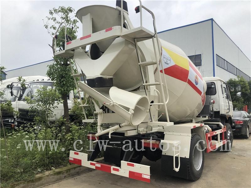 China Clw Brand 5000liters 5cbm Concrete Mixer Truck Cement Mixer Drum Truck