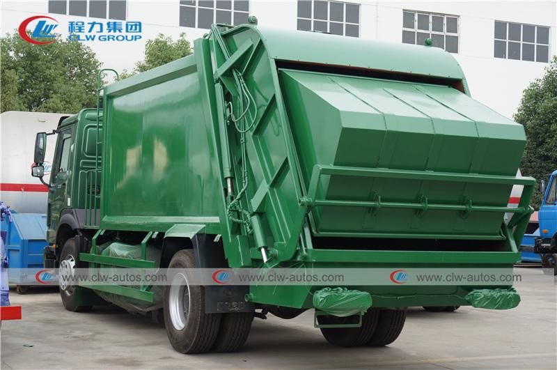 Sinotruk HOWO 4X2 300HP Big Capacity Compressed Rubbish Vehicle Garbage Compactor Truck
