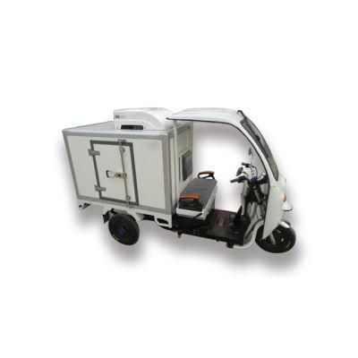 Cheap Battery Driven DC48V in-City Delivery Mini Refrigerated Electric Tricycle Refrigeration Unit