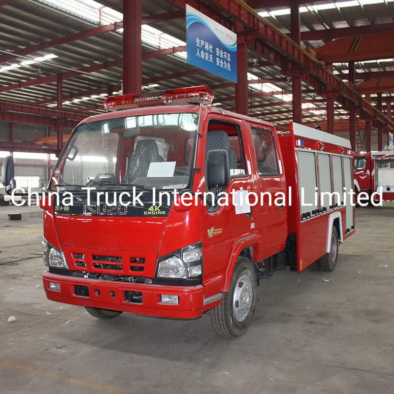Isuzu Npr 600p 4*2 120HP Fire Engine Truck