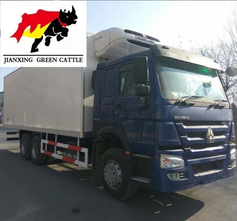 Higher Bearing Capacity 20 Ton Newest Thermo Refrigerated Truck Seafood Transportation for Africa