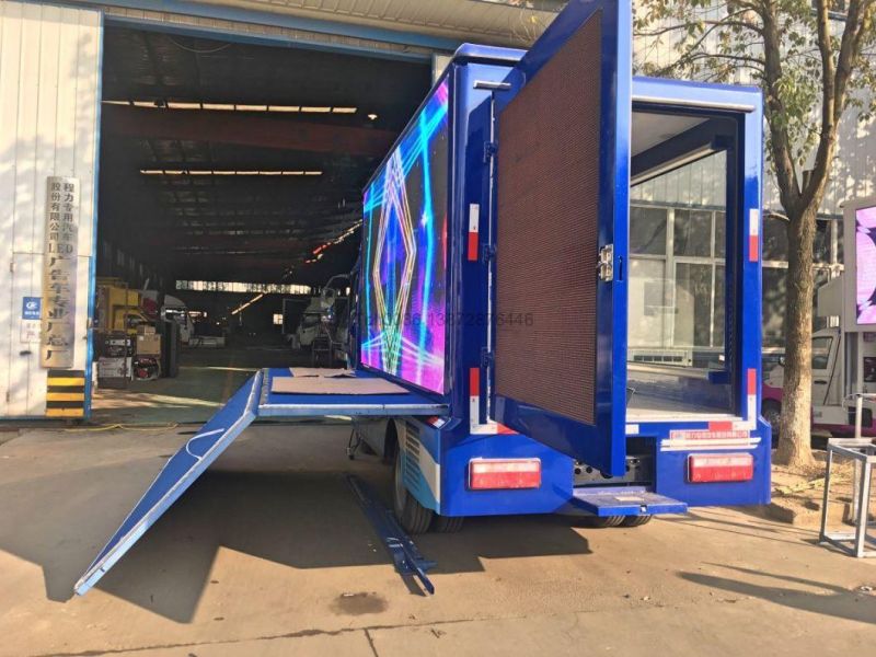 FAW Euro 5 Advertising Truck LED P5 P6 P4 Screen with Stage