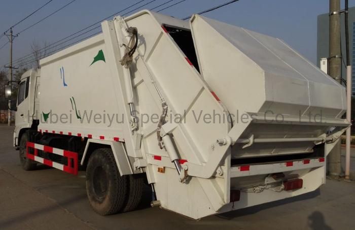 Hot Sale Dongfeng 10cbm/10000liters/10m3 Waste Collector Compressed Compactor Compress Compressing Garbage Truck