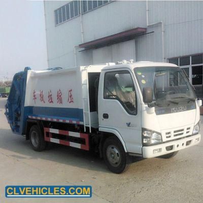 Light Duty 6cbm Garbage Compactor Truck Refuse Compactor Vehicle