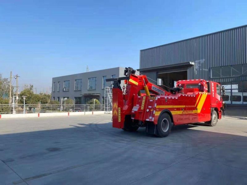High Quality One Tow Two Road Accident Wrecker Truck