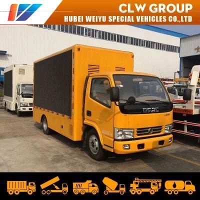 Dongfeng 4X2 Mobile Advertising Truck Outdoor Super Bright Display LED Billboard Truck