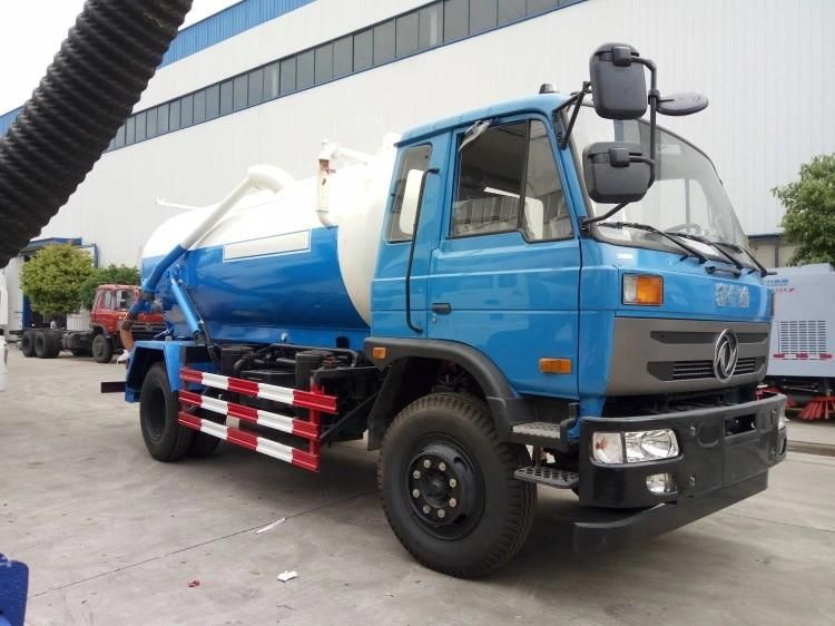 10cbm Sewage Tanker Fecal Suction Sewer Vacuum Truck