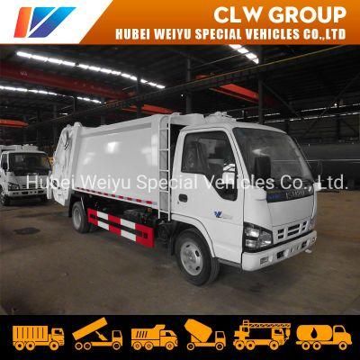 Isuzu 5cbm 6cbm 7cbm Garbage Compactor Truck for Waste Collection