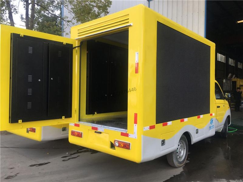 Beiqi Small Mini 3 Side Color LED Advertising Truck