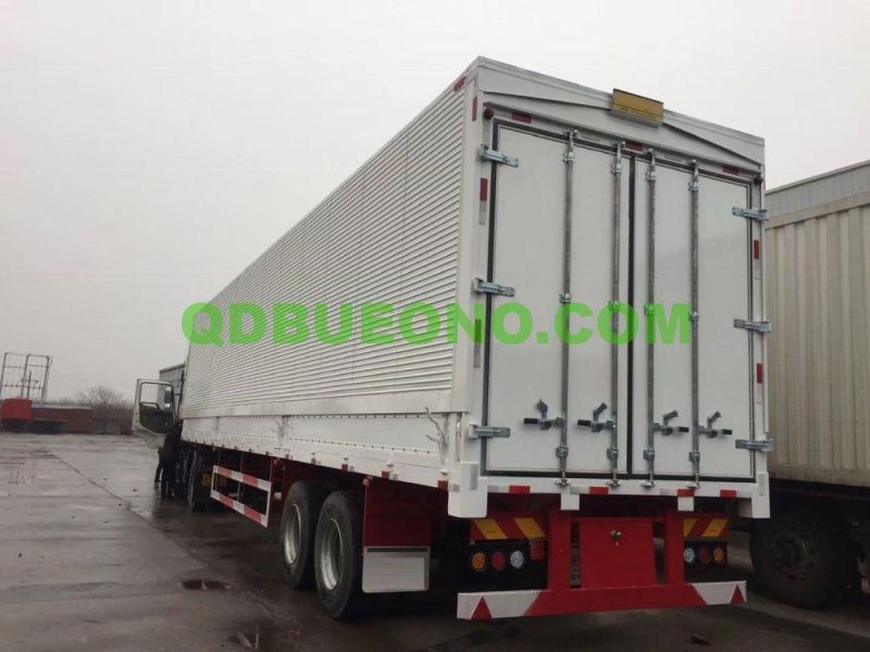 Customized Aluminum CKD Wing Van Truck Body for 3 Axle Semi-Trailer Hino Mitsubishi Nissan Iveco Truck for Sale