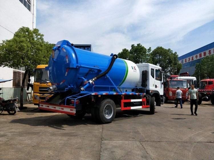 15cbm Sewage Sucking Tanker Vacuum Cleaner Suction Truck