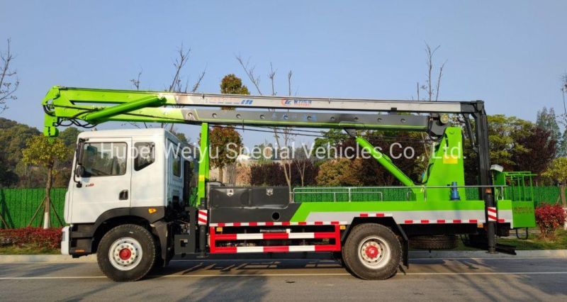 Dongfeng Brand 22m 25m High Altitude Work Folding Arm Truck with Hydraulic Lift Workset Aerial Work Truck