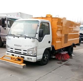 Isuzu 7cbm Diesel Road Sweeper and Vacuum Cleaner Truck for Dust Suction