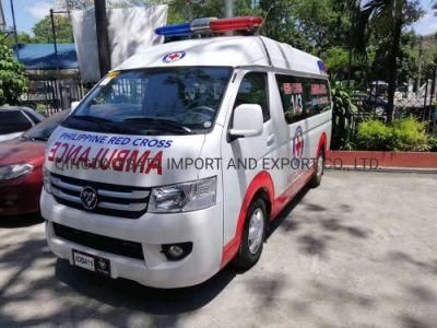 Foton ICU Ambulance Car Rescue Stretcher Ambulance Vehicle